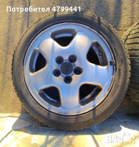 Джанти VW 5X100 15" с зимни гуми 195/50/15, снимка 5 - Гуми и джанти - 54228616