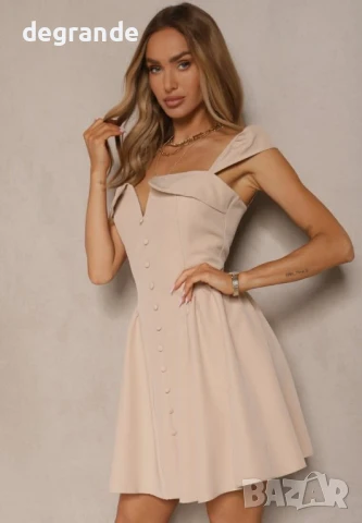 Елегантна дамска рокля Универсален размер S M L  , снимка 7 - Рокли - 51150161