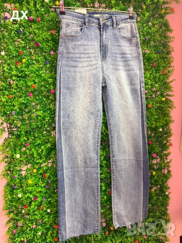 Дънки с висока талия и широк крачол, снимка 2 - Дънки - 52073746