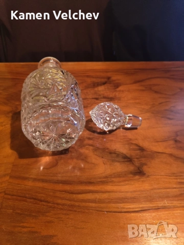 Уникална кристална гарафа..., снимка 2 - Сервизи - 53921921