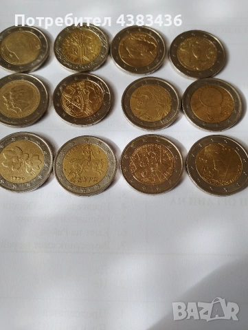 монети от 2 евро