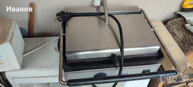 Професионален електрически контактен грил тостер, снимка 3 - Обзавеждане за заведение - 45747519