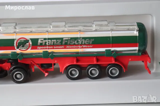 HERPA H0 1/87 MAN ЦИСТЕРНА КАМИОН ИГРАЧКА МОДЕЛ ВЛЕКАЧ, снимка 3 - Колекции - 49697025