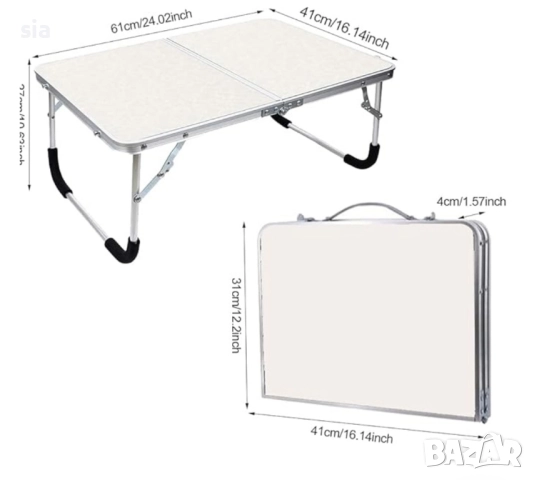 Маса за пикник, Алуминиева маса, Сгъваема, снимка 2 - Къмпинг мебели - 40318690