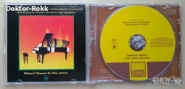 Stevie Wonder – Hotter Than July 1980 (CD) 2000, снимка 3 - CD дискове - 47123501