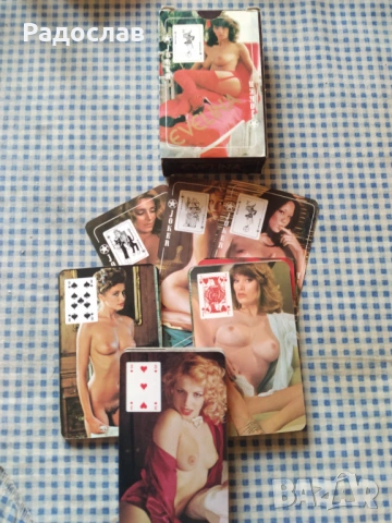 Evelina стари еротични карти за игра , снимка 2 - Карти за игра - 54055906