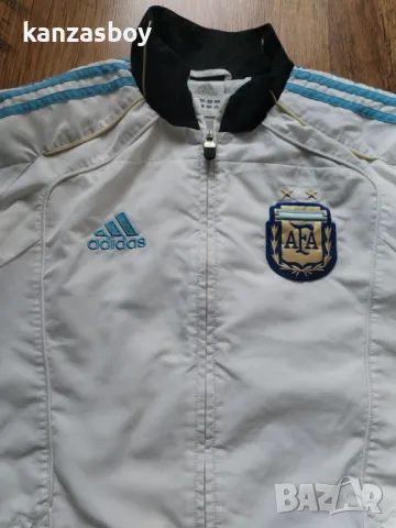 Adidas argentina 2009-10 Track Football Jacket - футболно колекционерско горнище С, снимка 3 - Спортни дрехи, екипи - 49815636