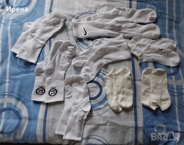 НОВО: 8 чифта бели чорапи