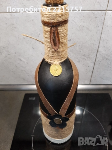 Ръчно украсени вази,шишета., снимка 2 - Декорация за дома - 40034381