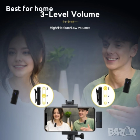 Комплект безжични микрофони Retekess TG103, снимка 9 - Микрофони - 52901760