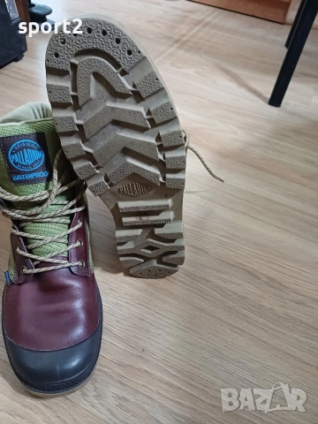 Оригинални кожени боти Palladium pampa Waterproof номер 42, снимка 3 - Маратонки - 53384712