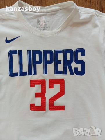 nike los angeles clippers - мъжка баскеболна тениска КАТО НОВА М, снимка 2 - Тениски - 53711538