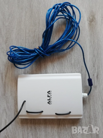 Alfa USB Wi-Fi RT3070 + допълнителна антена 16dbi, снимка 2 - Мрежови адаптери - 52147578