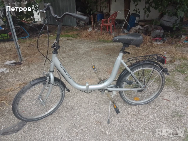 сгъваем велосипед немски с вътрешни скорости тройно сгъваем