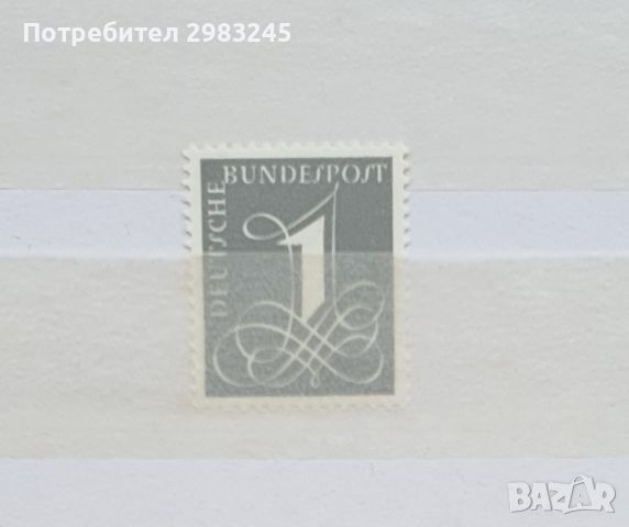 Германия 1955, снимка 1 - Филателия - 45366201