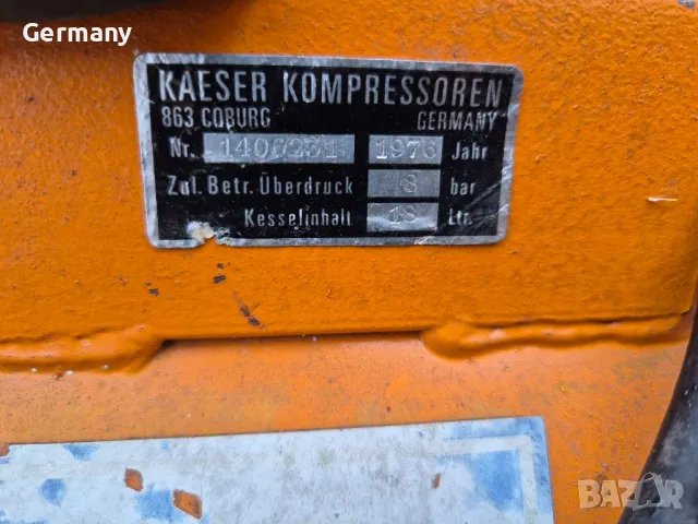 немски компресор kaeser 18л., снимка 7 - Компресори - 49715516