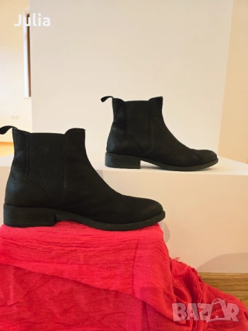 Стилни кожени ботуши Vagabond, снимка 5 - Дамски боти - 54246201