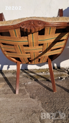 Кресла ретро масив орех №057, снимка 10 - Запалки - 52526473