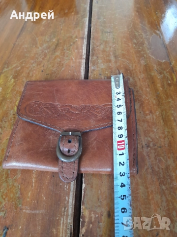 Стара кожена чантичка за колан, снимка 3 - Други ценни предмети - 52084508