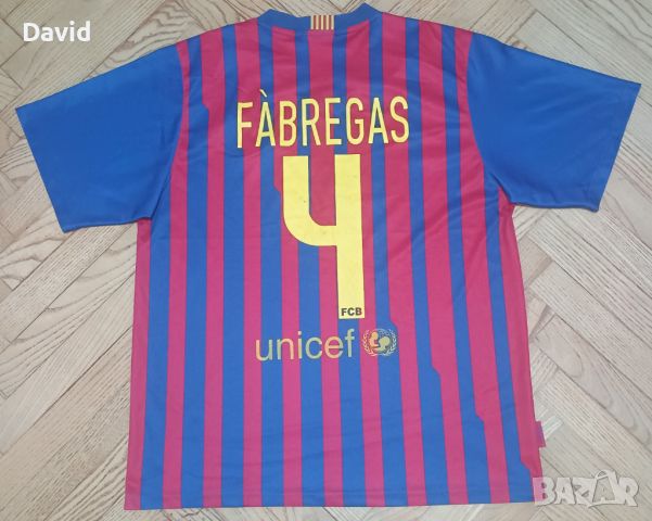 Фланелка на Barcelona x Fabregas (Официален продукт), снимка 2 - Футбол - 46161531