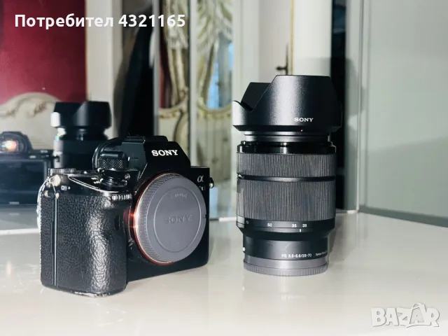 Продавам Sony A7III със обектив  Sony FE 28-70mm f/3.5-5.6 OSS, снимка 1 - Фотоапарати - 48246412