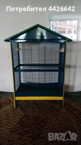 Ferplast клетка за птици – с покрив тип къща, разглобяема, снимка 1