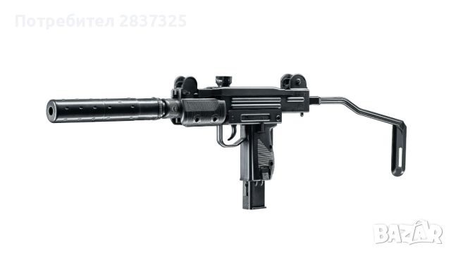 Въздушен пистолет IWI Mini UZI cal. 4,5mm Umarex, снимка 4 - Въздушно оръжие - 46291760