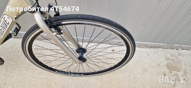 Алуминиев хибриден велосипед AVENUE колело 28", снимка 7 - Велосипеди - 53745490