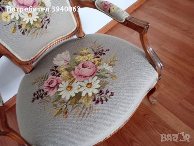 Старинно кресло, снимка 11 - Дивани и мека мебел - 45324485