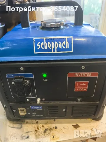 Scheppach sg 1200 инверторен агрегат, снимка 3 - Генератори - 47528734