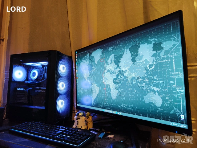 Геймърски Ryzen 7 5800X3D, RTX 4070 Super 12GB, RAM 32GB DDR4 3200, SSD 1TB NVME, HDD 1TB, снимка 7 - Геймърски - 54159821