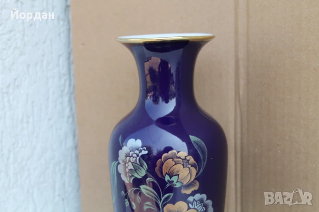 Немска порцеланова ваза ''KPM'', снимка 10 - Вази - 50606829