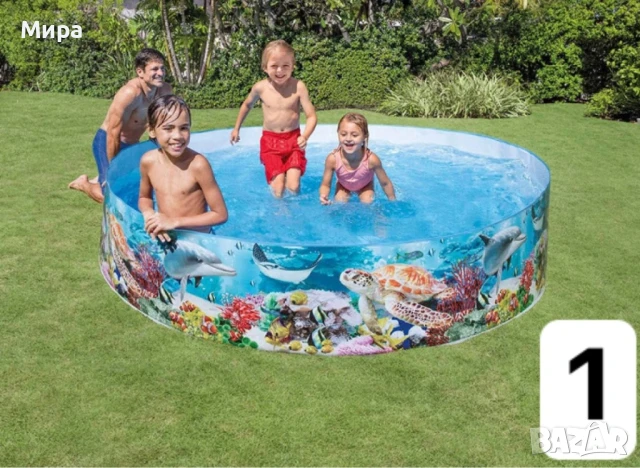 PVC Басейни Intex 58472NP за деца с уникални дизайни - За летните игри и забавления!, снимка 2 - Басейни и аксесоари - 49407229