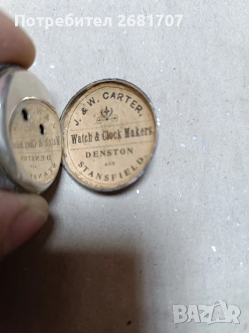 джобен сребърен часовник Swiss , снимка 3 - Джобни - 51375663