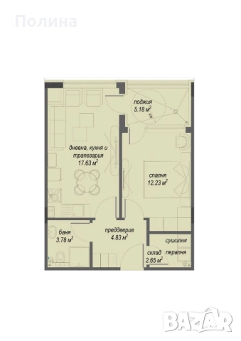 Апартаменти жк Малинова Долина, снимка 2 - Апартаменти - 52323907