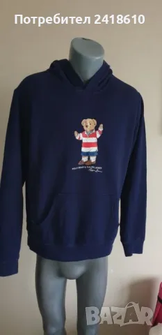 POLO Ralph Lauren Bear Hoodie Mens Size M  ОРИГИНАЛ! Мъжки Суичър!, снимка 3 - Суичъри - 48306374