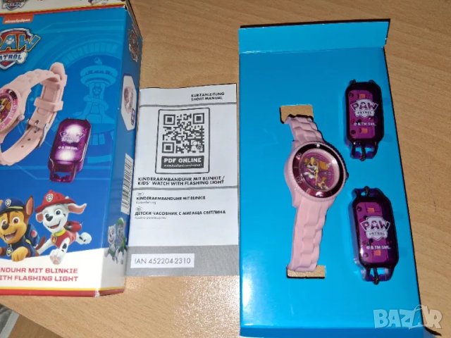 Детски Часовник Paw Patrol /розов/, снимка 3 - Детски - 50047467