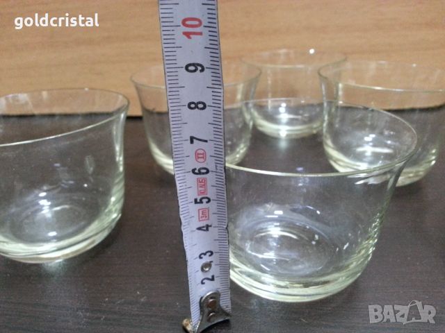 Ретро руски стъклени чаши купички , снимка 8 - Антикварни и старинни предмети - 46419464