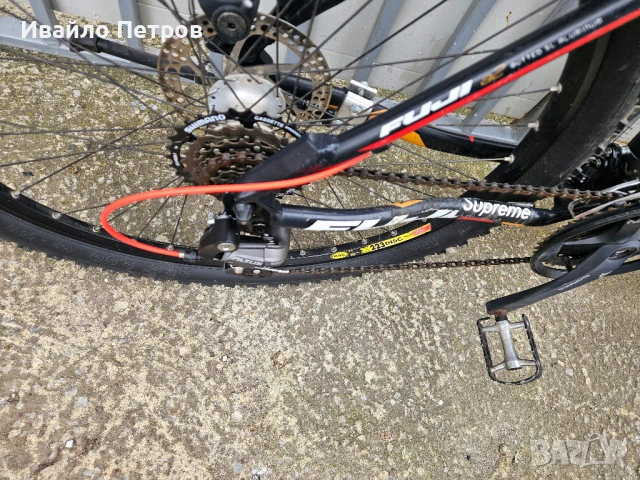 Алуминиев велосипед 26 цола FUJI-шест месеца гаранция, снимка 6 - Велосипеди - 53656292