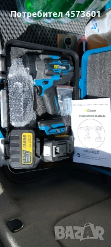 Гайковерт GISAM 2800 Nm, Безчетков мотор!, снимка 6 - Други инструменти - 52405178