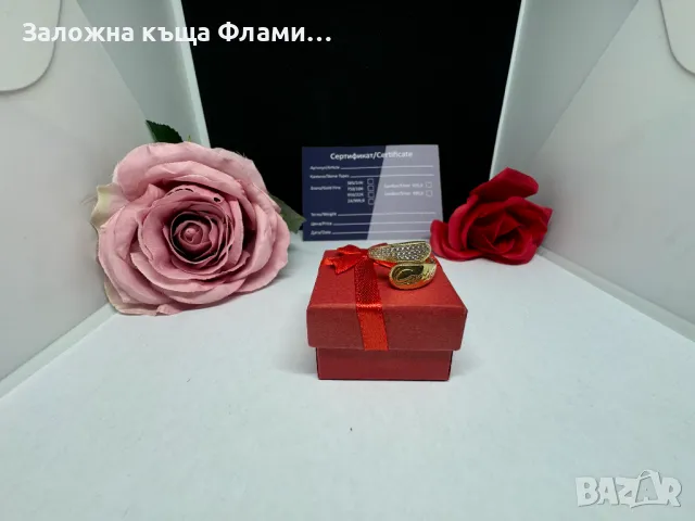 Продавам златен пръстен Cartier 14K, снимка 2 - Пръстени - 47856170