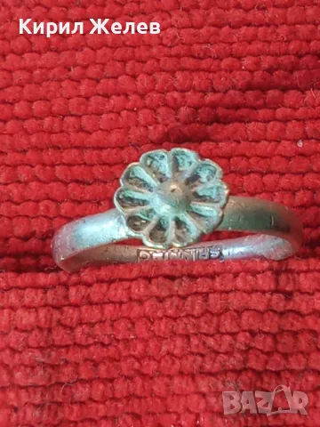 SPINNING Марков СРЕБЪРЕН ПРЪСТЕН СРЕБРО 925 с ЩЕМПЕЛ на БИЖУТЕРА БУТИКОВО БИЖУ РЪЧНА РАБОТА 38596, снимка 15 - Пръстени - 49153627
