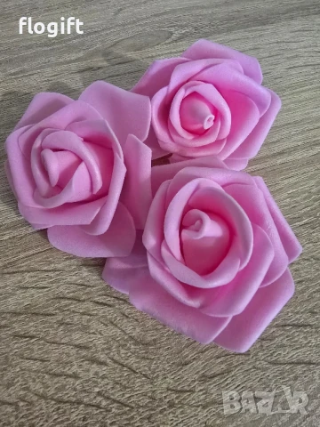 Рози фоам 7см , снимка 6 - Изкуствени цветя - 50749883