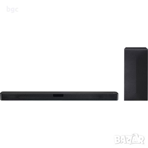 НОВ 300W Soundbar LG SN4, 2.1, Bluetooth, Subwoofer Wireless, Dolby, Черен, 24М ГАРАНЦИЯ, снимка 1 - Тонколони - 46458896