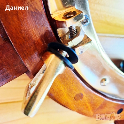 Стенен винтидж часовник с формата на рул. , снимка 5 - Сувенири от дърво - 48436691