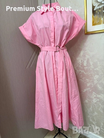 рокля с колан 