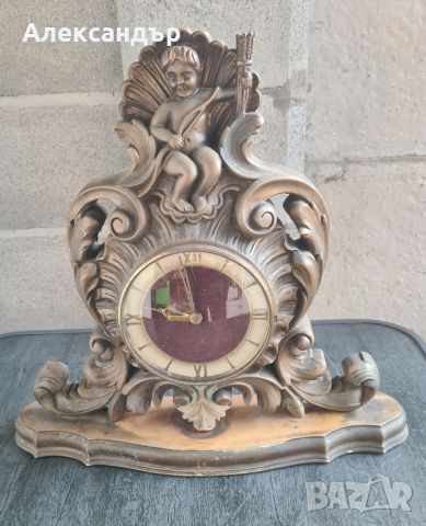 Стар каминен часовник , снимка 1 - Декорация за дома - 45512725