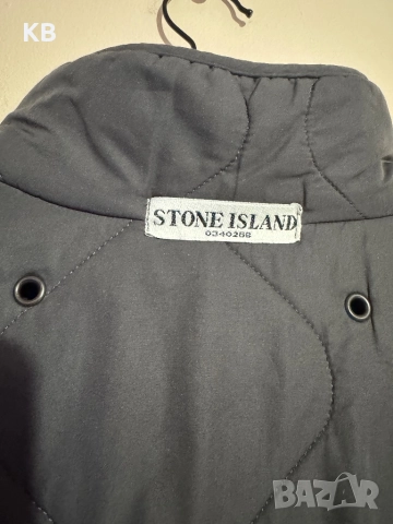 Stone Island AW2004 Quilted Inner Liner Jacket Grey., снимка 4 - Якета - 52323739