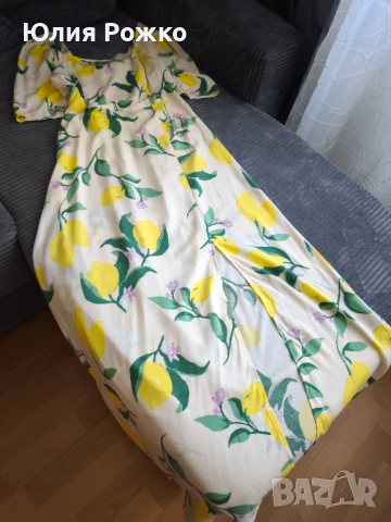 Дълга рокля 100% вискоза, снимка 7 - Рокли - 50873741