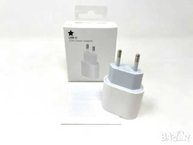  Зарядно Адаптер USB C 20W Power Adapter Fast Charger за Apple iPhone Бързо Зарядно, снимка 3 - Оригинални зарядни - 37065473